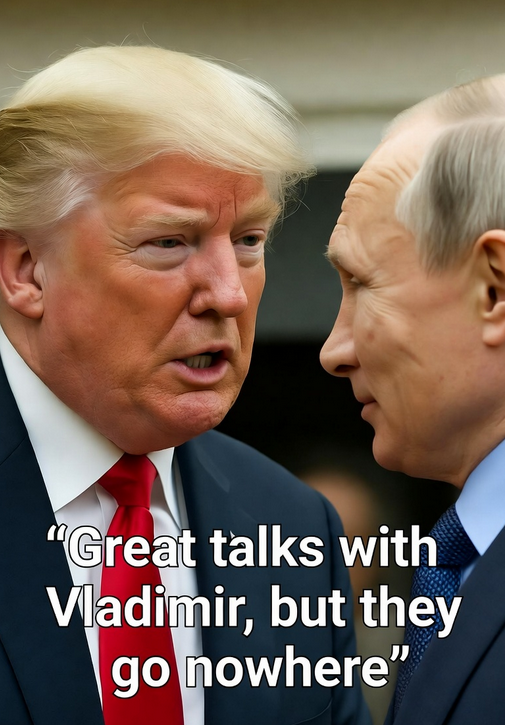 Imagen de Donald Trump says Every time I talk to Vladimir, we have good conversations, but they lead nowhere

